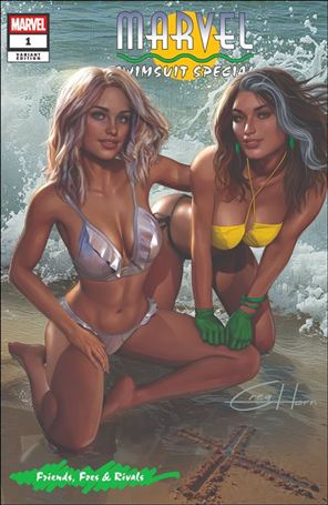 Marvel Swimsuit Special: Friends, Foes & Rivals issue 1-L Retailer Exclusive Greg Horn Trade Dress Cover