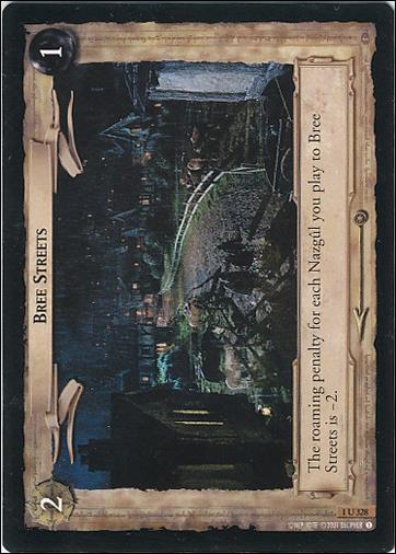 Lord of the Rings: The Fellowship of the Ring (Base Set) card 1 U 328 Bree Streets