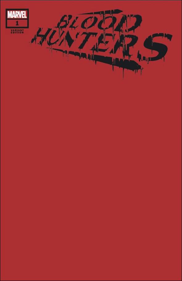 Blood Hunters issue 1-B Blood Red Blank Sketch Cover