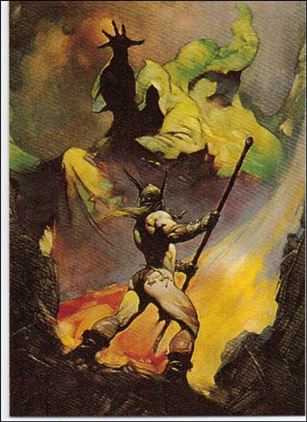 Frazetta (Base Set) card 77 The Norseman
