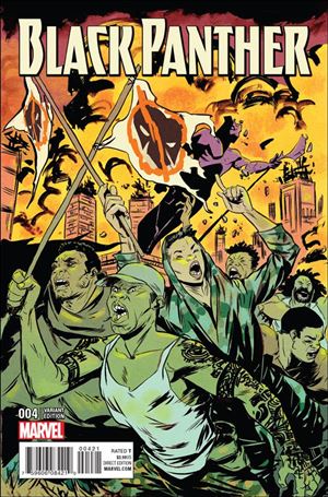 Black Panther (2016) issue 4-B Sanford Greene Connecting Cover
