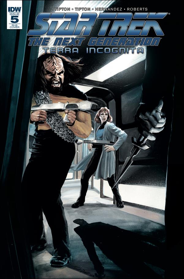Star Trek: The Next Generation: Terra Incognita issue 5-D J.K. Woodward 1:25 Cover