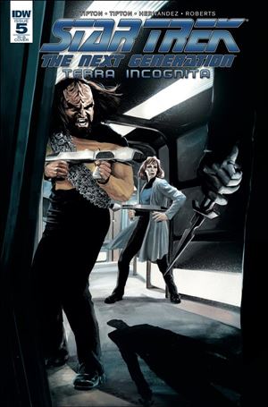 Star Trek: The Next Generation: Terra Incognita issue 5-D J.K. Woodward 1:25 Cover