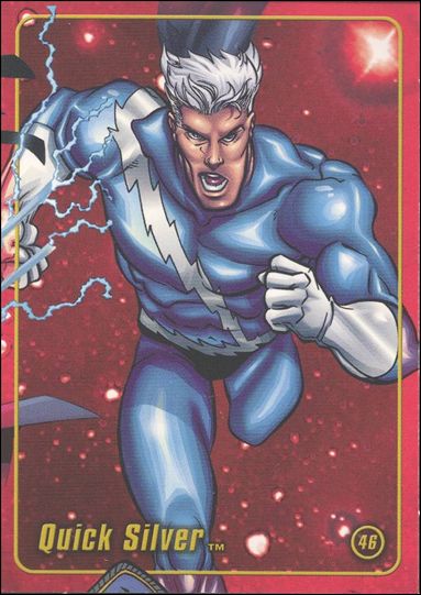 Marvel Heroes Figure Factory: Series 2 (Base Set) card 46 Quick Silver