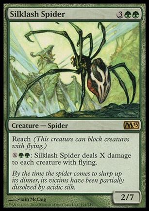 Magic the Gathering: 2013 Core Set (Base Set) card 191 Silklash Spider