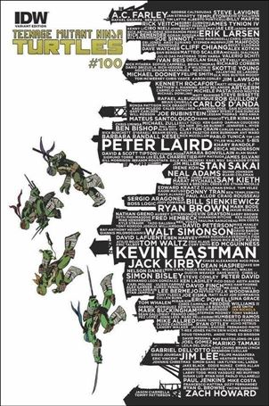 Teenage Mutant Ninja Turtles (2011) issue 100-F Ciro Nieli CnP Cover