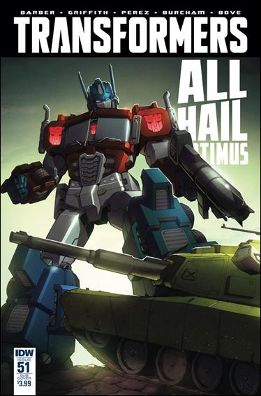Transformers (2014) issue 51-B Casey W. Coller Subscription Cover