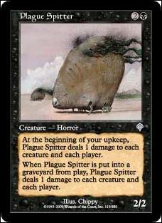 Magic the Gathering: Invasion (Base Set) card 119 Plague Spitter