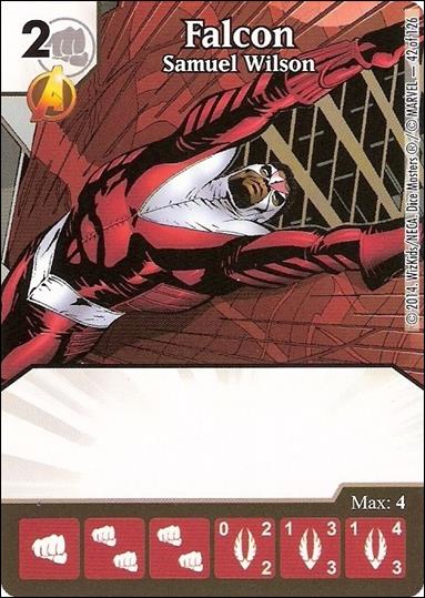 Marvel Dice Masters Uncanny X-Men  card 42 Falcon: Samuel Wilson