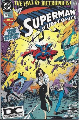 Action Comics (1938) issue 700-D DC Universe UPC (2nd Printing)