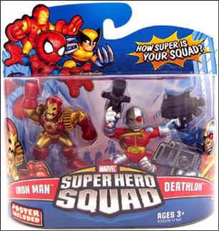 Marvel Super Hero Squad figure 61 Iron Man 2020 and Deathlok