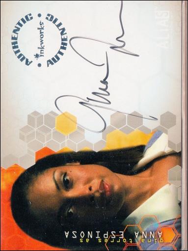 Alias: Season Four (Autograph Subset) card A33 Gina Torres as Anna Espinosa