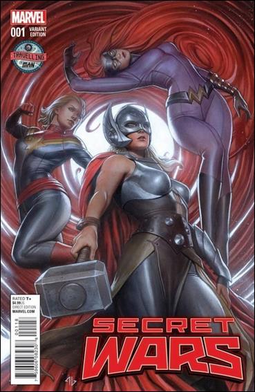 Secret Wars issue 1-SV Adi Granov Travelling Man Cover