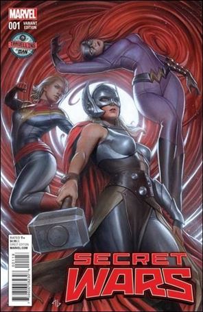 Secret Wars issue 1-SV Adi Granov Travelling Man Cover