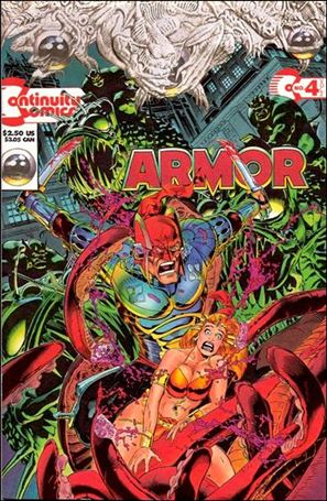 Armor (1993) issue 4 Embossed Tyvek Cover
