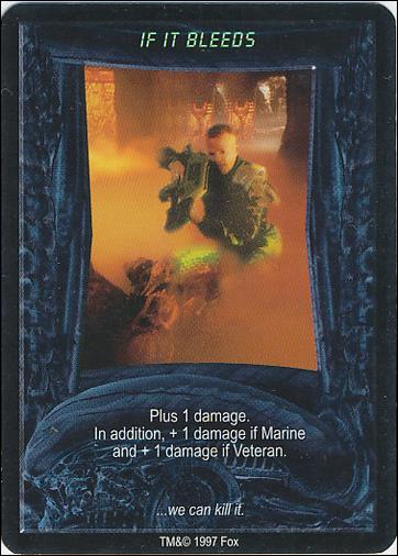Aliens/Predator (Base Set) card 181 If It Bleeds