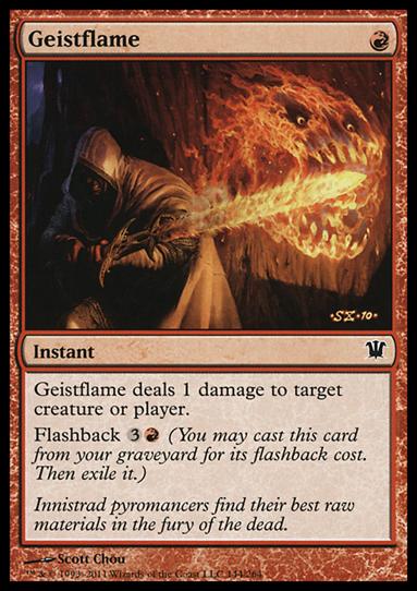 Magic the Gathering: Innistrad (Base Set) card 144 Geistflame