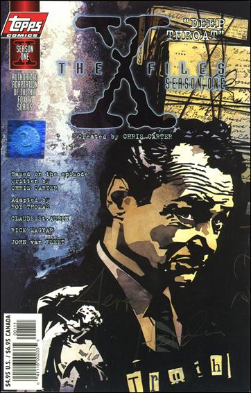 X-Files: Season One issue 1-C Wizard 'Deep Throat' Cover (Signed by J. Hardin)
