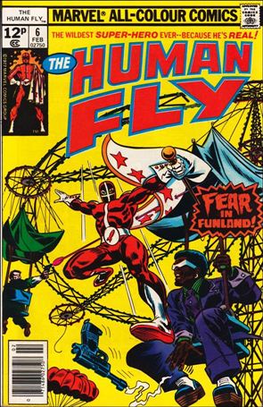 Human Fly issue 6-B UK Price Cover