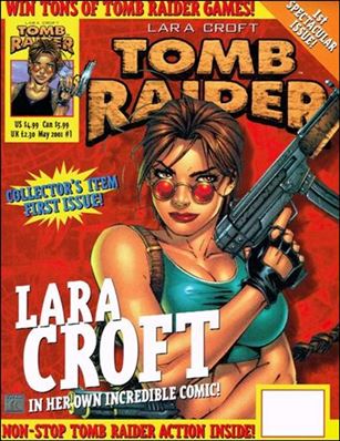 Tomb Raider: The Official Magazine issue 1-B Andy Park Cover