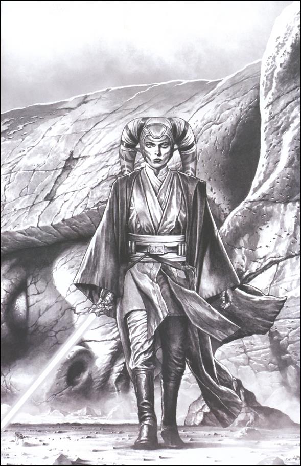 Star Wars: The High Republic (2022) issue 10-F Mico Suayan Comic Corner/NYCC B&WCover