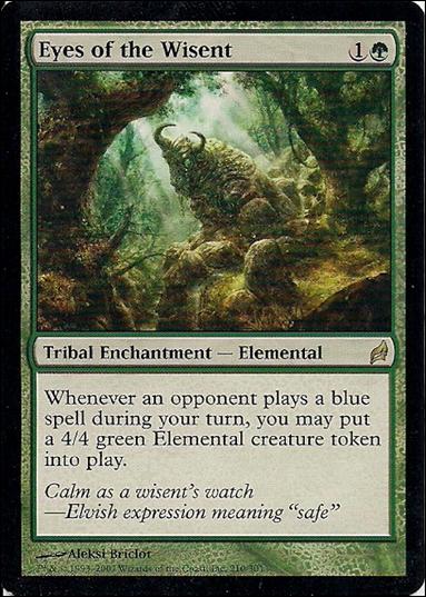 Magic the Gathering: Lorwyn (Base Set) card 210 Eyes of the Wisent