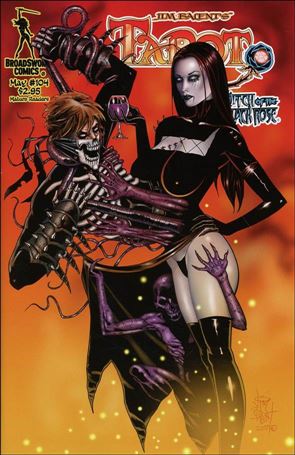 Tarot: Witch of the Black Rose issue 104 Raven Hex & Skeleton Man Cover