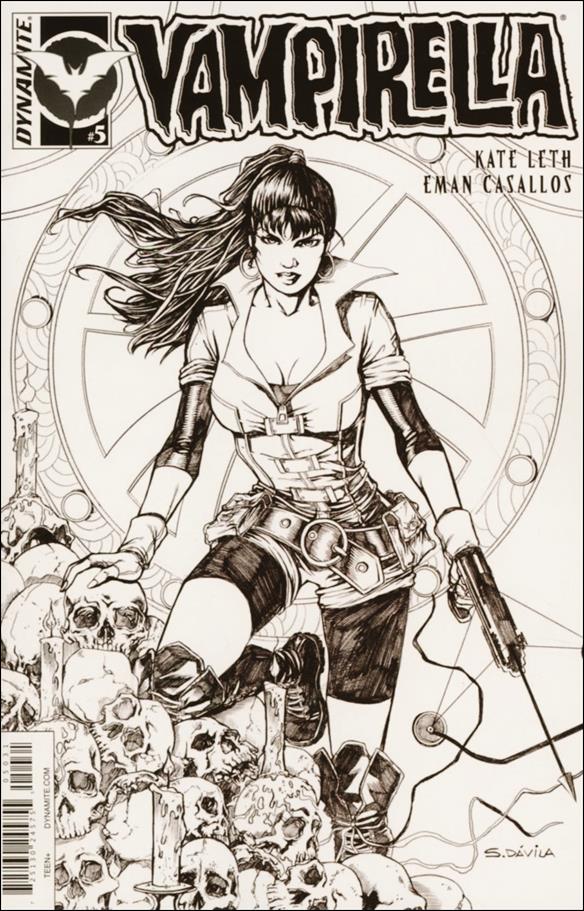 Vampirella (2016) issue 5-C Sergio Davila 1:10 Black & White Cover