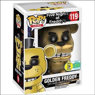 POP! Games figure 119-B Golden Freddy  (SDCC Exclusive)
