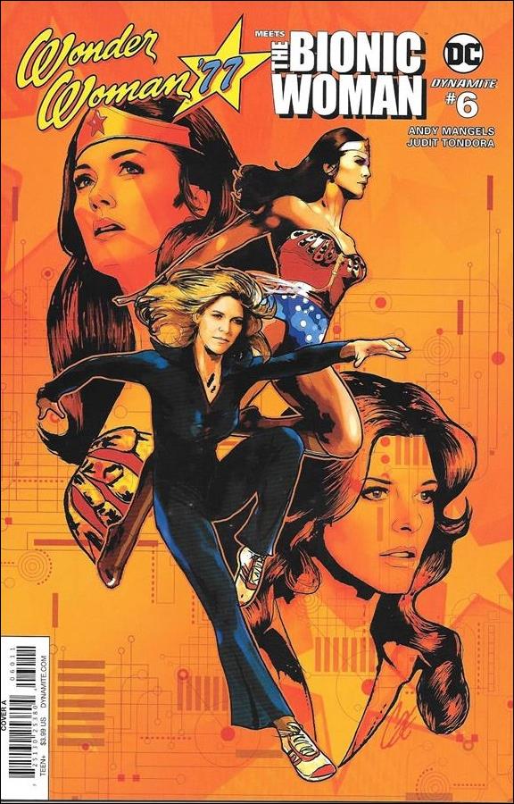 Wonder Woman '77 Meets The Bionic Woman issue 6 Cat Staggs Standard Cover