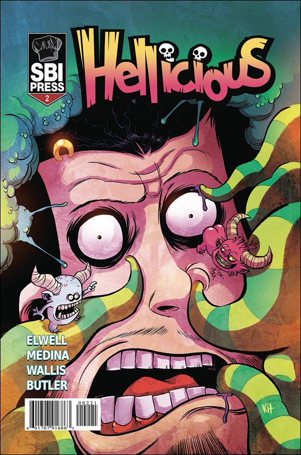 Hellicious issue 2-B "Face" Cover