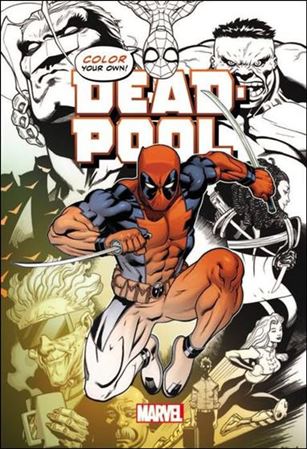 Color Your Own Deadpool Cover Image 1