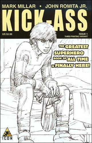 Kick-Ass (2008) issue 1-F John Romita Jr. "Bedroom" Sketch (3rd Printing)