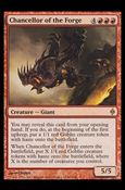 Magic the Gathering: New Phyrexia card 81 Chancellor of the Forge
