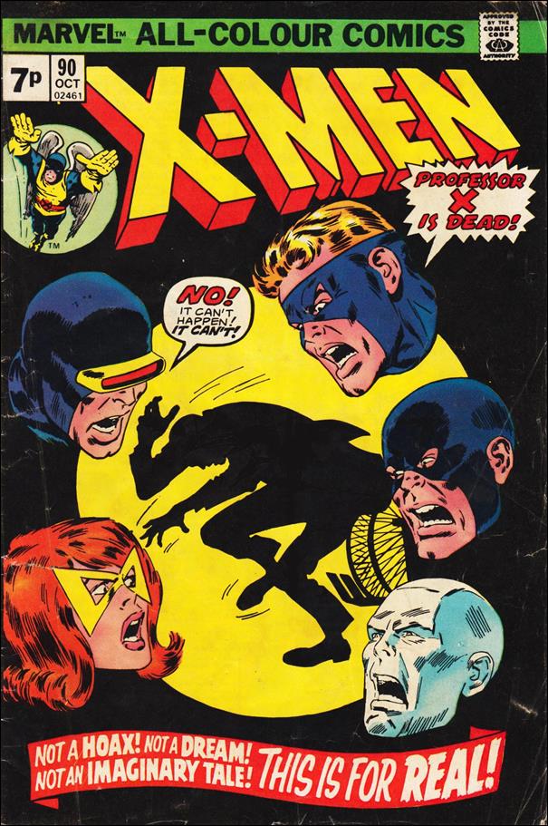 X-Men (1963) issue 90-B UK Price Cover