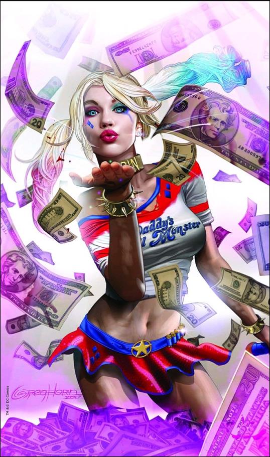 Harley Quinn 25th Anniversary Special issue 1-H Greg Horn "Movie" ComicXposure Virgin Cover 1/1000