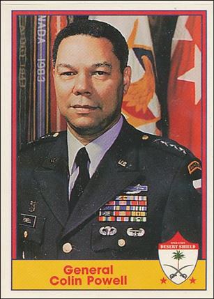 Operation Desert Shield (Base Set) card 3 General Colin Powell