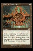 Magic the Gathering: Apocalypse (Base Set) card 138 Mask of Intolerance
