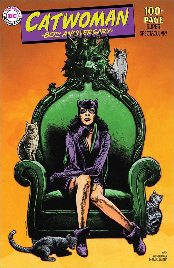 Catwoman 80th Anniversary 100-Page Super Spectacular issue 1-C Travis Charest 1950s Cover