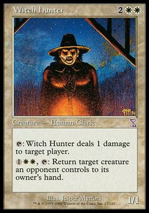 Magic the Gathering: Time Spiral (Timeshifted Subset) card 17 Witch Hunter
