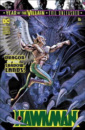 Hawkman (2018) issue 16 Pat Olliffe Cover