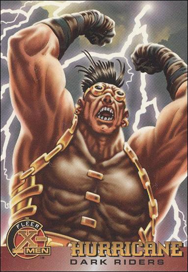 1996 Fleer X-Men International (Base Set) card 46 Hurricane