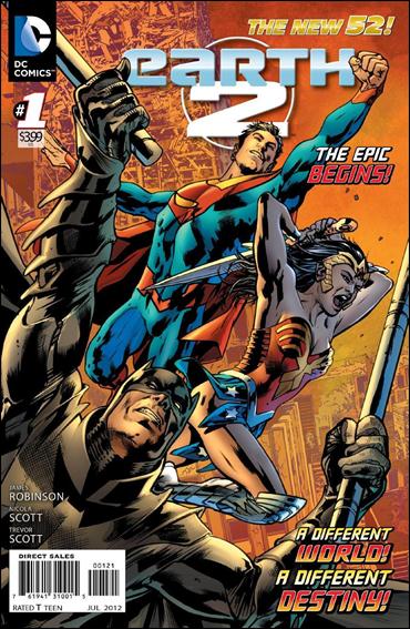 Earth 2 issue 1-B Bryan Hitch 1:25 Cover