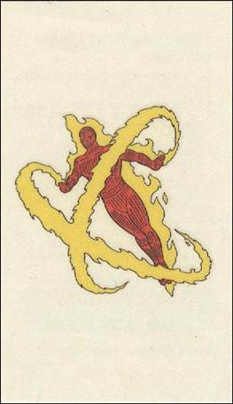 X-Men $0.99 (Tattoos Subset) card 4 Human Torch