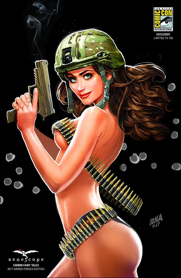 Grimm Fairy Tales: Armed Forces Edition issue 2017-F David Nakayama San Diego Comic-Con Cover 1/100