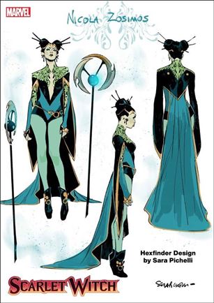 Scarlet Witch (2023) issue 7-D Sara Pichelli 1:10 Design Cover