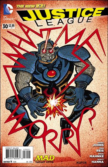 Justice League (2011) issue 30-D Peter Kuper 1:25 MAD Cover
