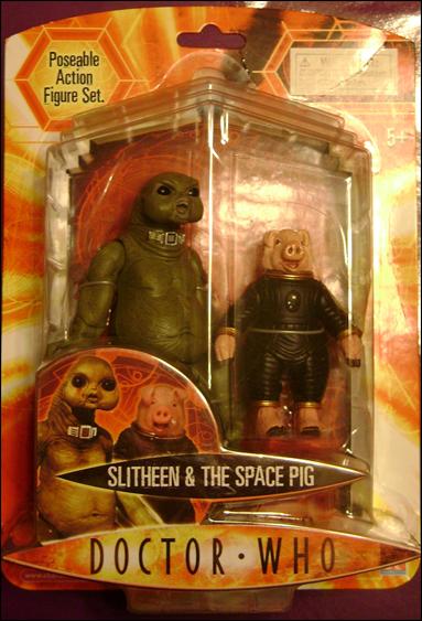 Doctor Who (Series 1) figure 5 Slitheen & The Space Pig
