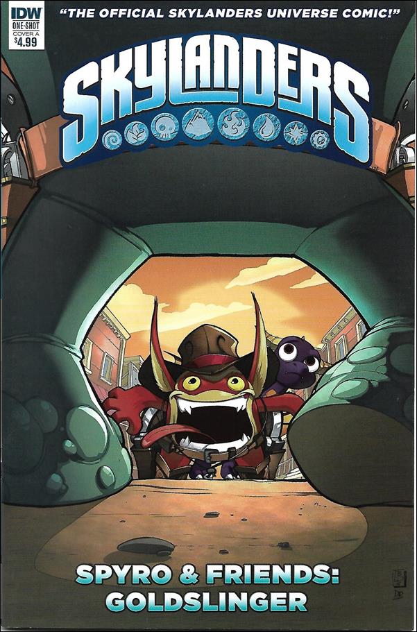 Skylanders Quarterly - Spyro & Friends: Goldslinger issue 1 David Baldeon Cover