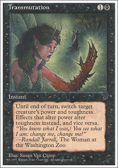 Magic the Gathering: Chronicles (Base Set) card 39 Transmutation